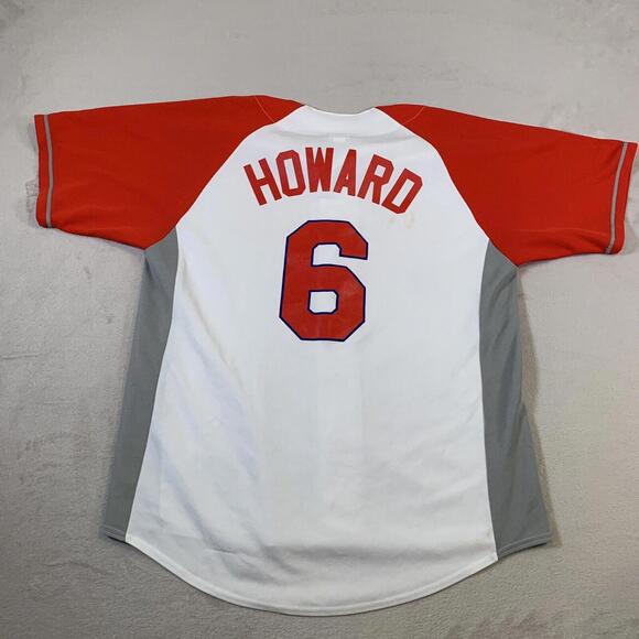 VTG Philadelphia Phillies Jersey Mens Size Medium‎ White Ryan Howard MLB U62 - Picture 13 of 16